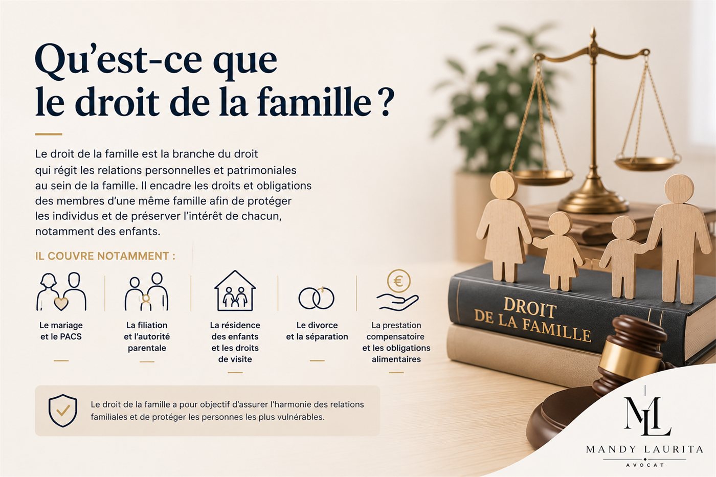 Qu'est-ce que le droit de la famille ? (infographie)